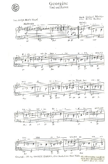 Georgine: für Combo