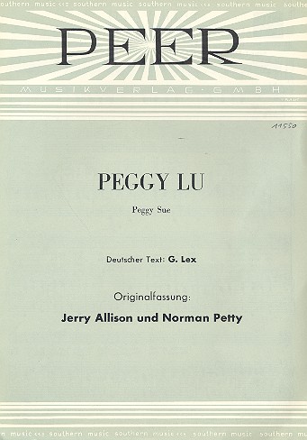 Peggy Lu: für Klavier/Gesang/Gitarre