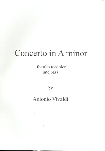 Concerto a minor RV108
