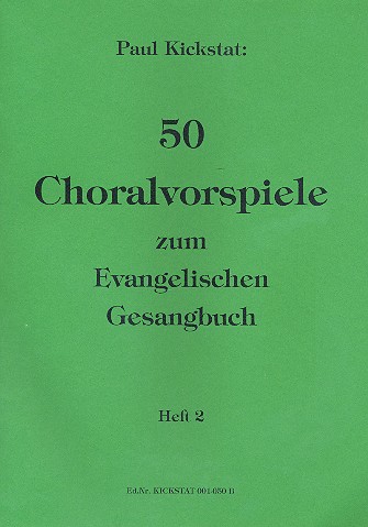 50 Choralvorspiele zum Evangelischen