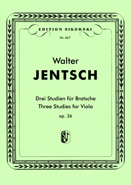 3 Studien op.36 für Viola