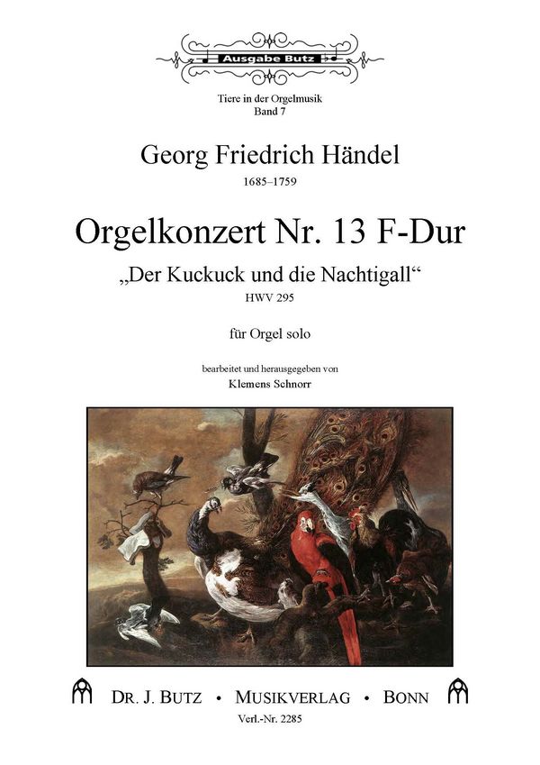 Orgelkonzert F-Dur Nr.13 HWV295