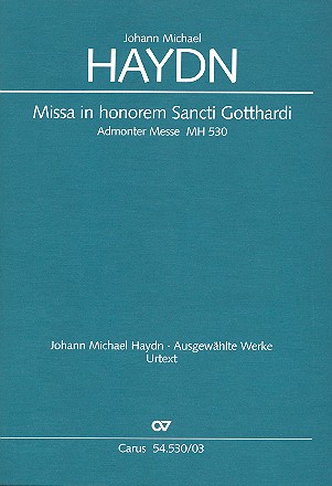Missa in honorem Sancti Gotthardi für Soli,