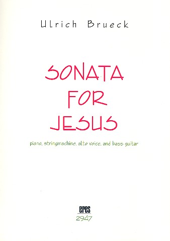 Sonata for Jesus for alto voice, piano,