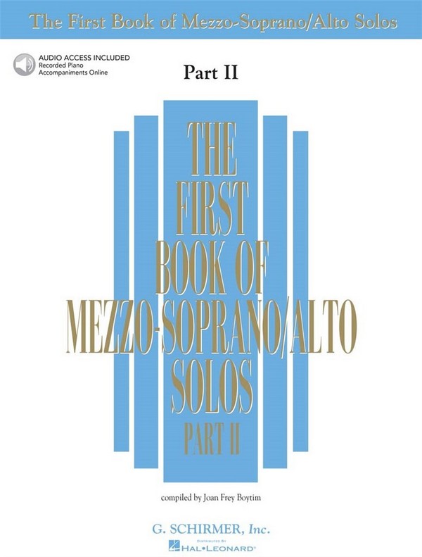 The first Book of Mezzo-Soprano/Alto