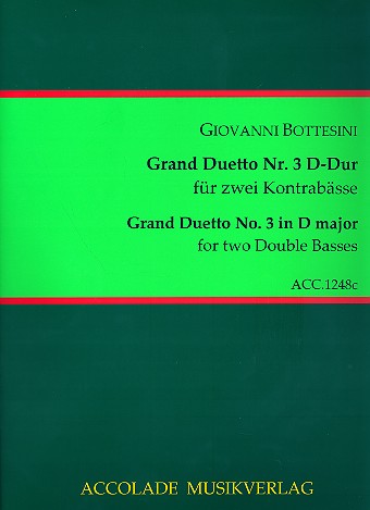 Grand Duetto D-Dur Nr.3 für 2 Kontrabässe