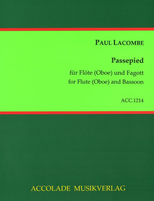 Passepied für Flöte (Oboe) und