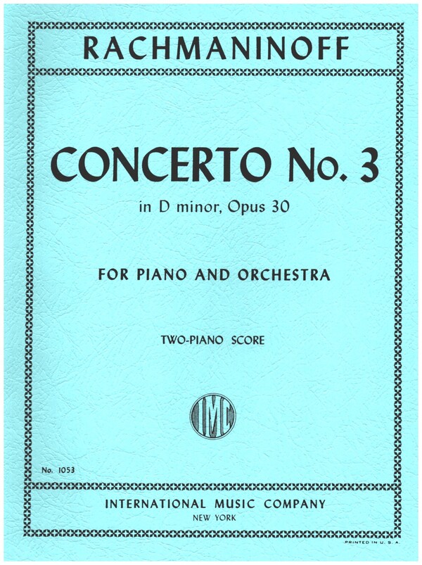 Concerto d minor no.3 op.30