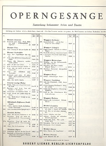 Einsam bin ich nicht alleine (aus 'Preziosa')