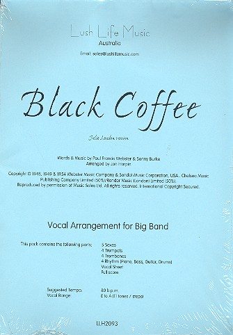 Black Coffee: Vocal Arrangement