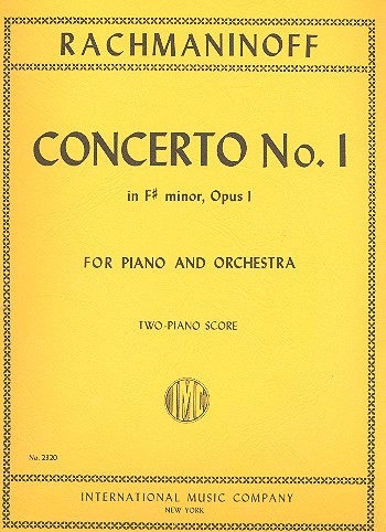Concerto f sharp minor no.1 op.1