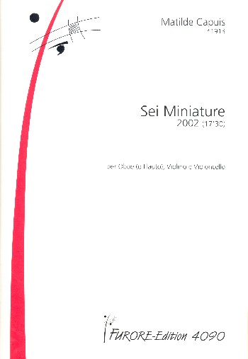 Seis miniatures für Flöte (Oboe), Violine