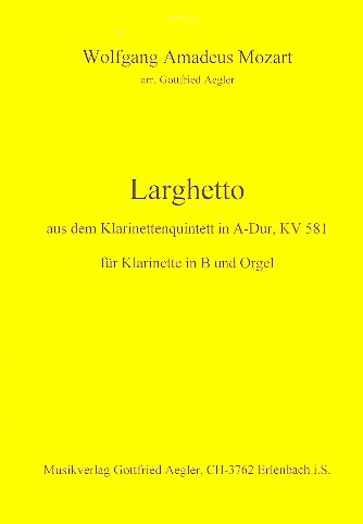 Larghetto aus dem Klarinetten-