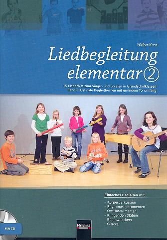 Liedbegleitung elementar Bd.2 (+CD-ROM)