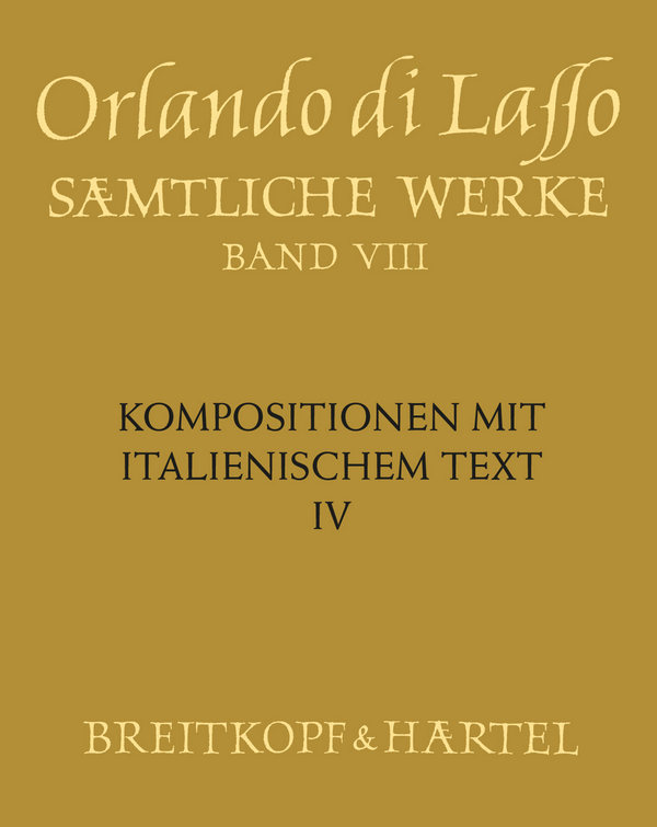 Sämtliche Werke,  AF Band 8