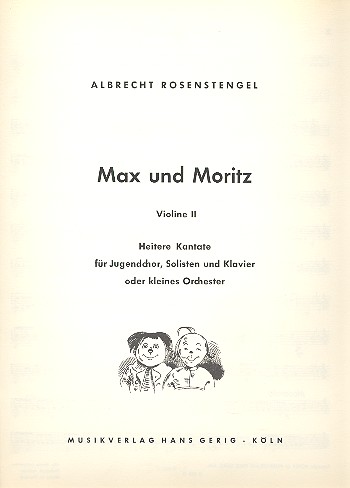 Max und Moritz Heitere Kantate