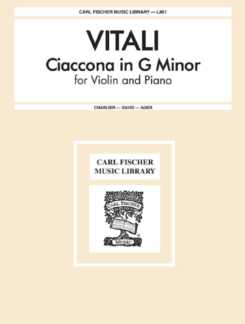 Ciaccona g minor for violin