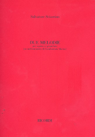 2 melodie su un frammento di