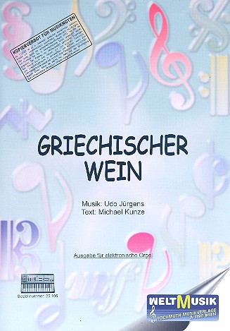 Griechischer Wein für E-Orgel