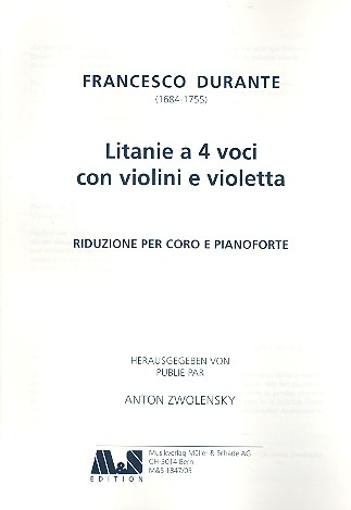 Litanie à 4 voci von violini e violetta