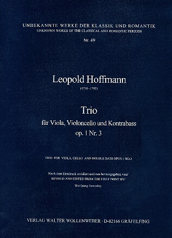 Trio op.1,3 für Viola, Violoncello