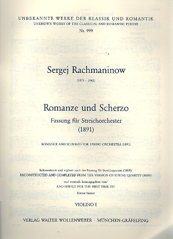 Romanze und Scherzo für