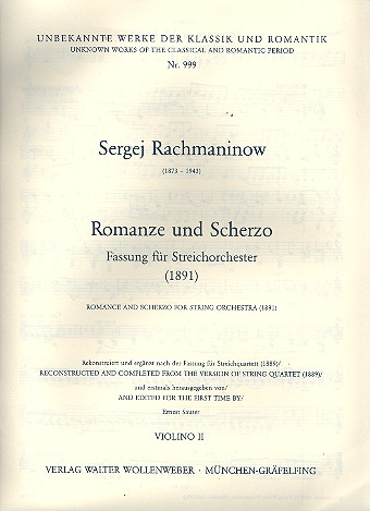 Romanze und Scherzo für
