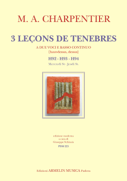 3 lecons de tenebres a 2 voci e bc