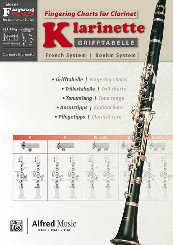 Grifftabelle Klarinette Böhm-System