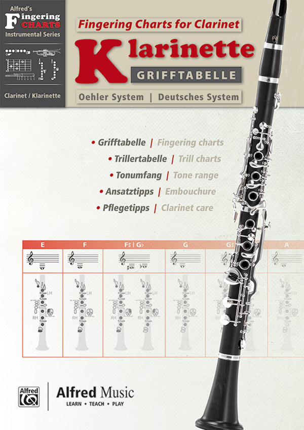 Grifftabelle Klarinette Oehler-System