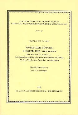 Musik der Götter, Geister und Menschen 