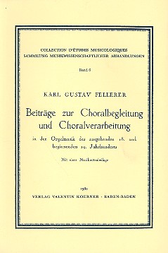 Beiträge zur Choralbegleitung und