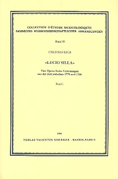 Lucio Silla Vier Opera-Seria-