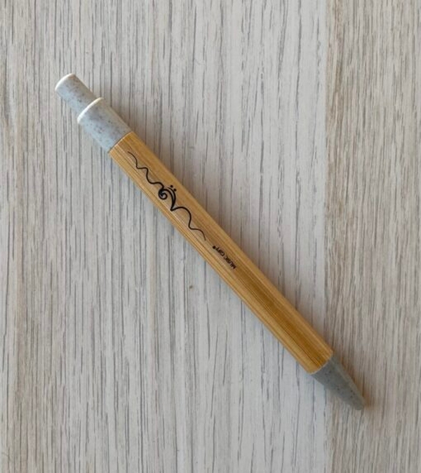 Kugelschreiber Bassschlüssel (weiß)