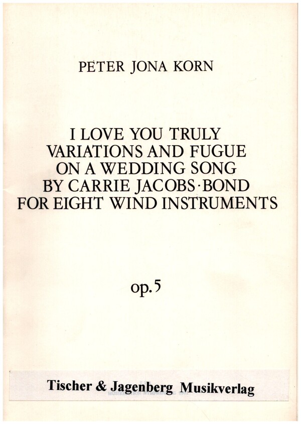 I love you truly op.5