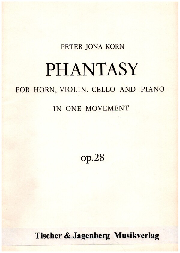Phantasy in one Movement op.28