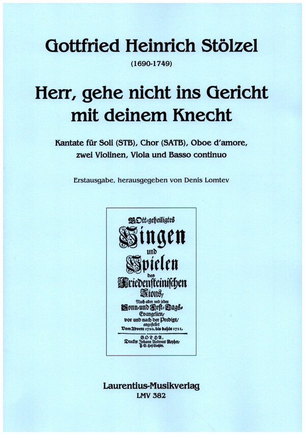 Herr, gehe nicht ins Gericht mit deinem Knecht