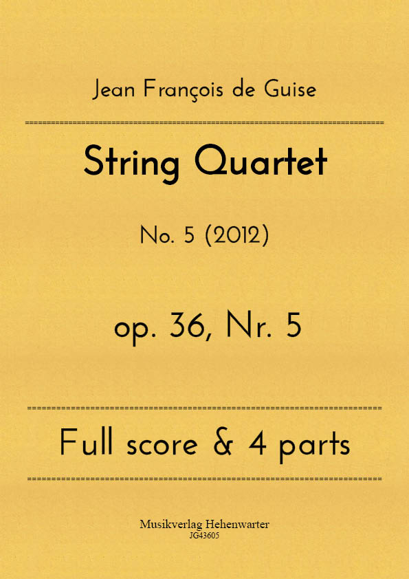 String Quartet op.36 Nr.5