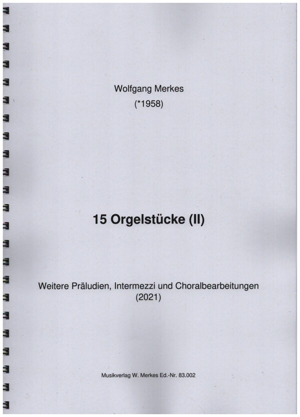 15 Orgelstücke Band 2