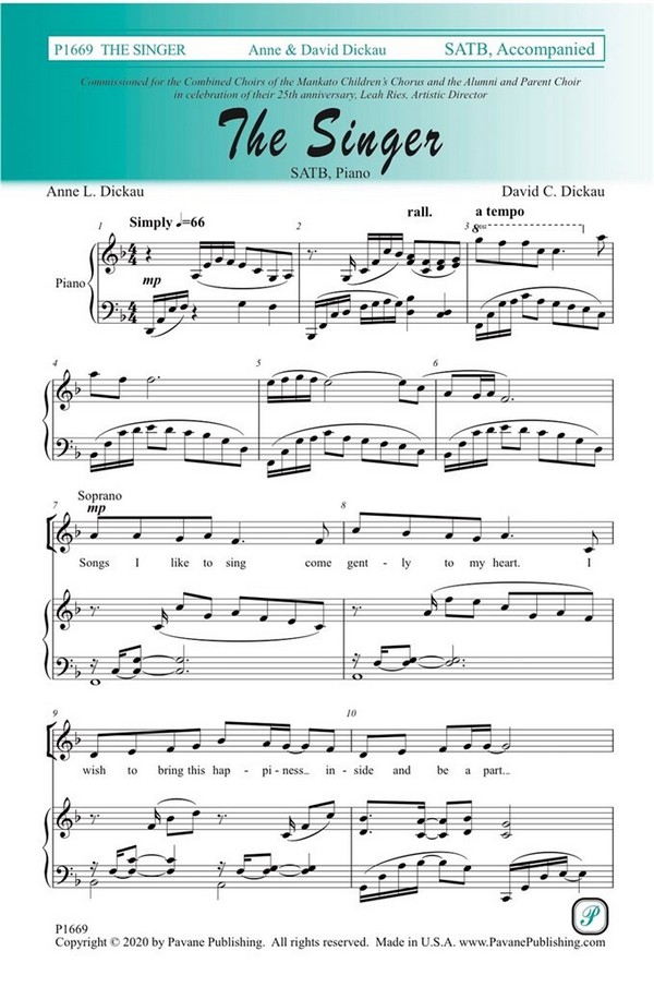 Anne L. Dickau ,The Singer