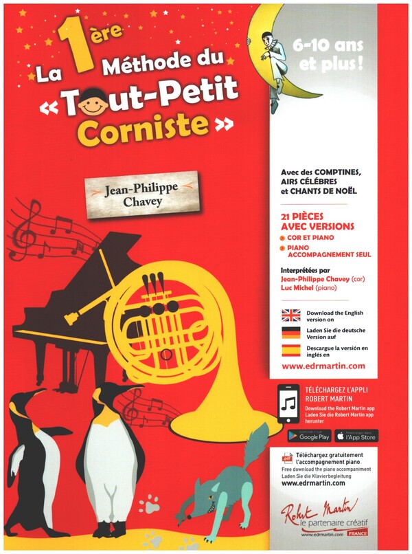 La 1ère Méthode du tout-petit Corniste (+Online Audio, QR-Code)