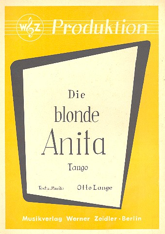 Die blonde Anita: Einzelausgabe