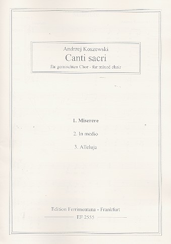 Miserere für gem Chor a cappella