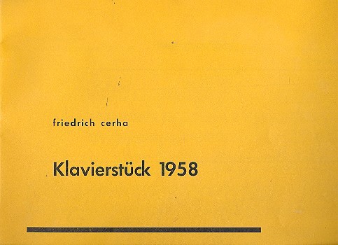 Klavierstück 1958