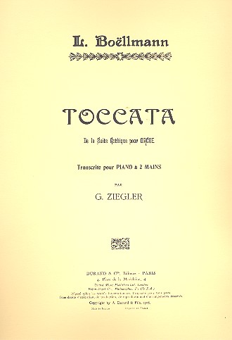 Toccata de la suite gothique op.25