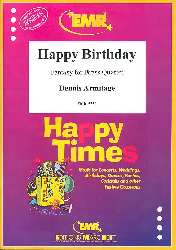 Happy Birthday Fantasy for brass quartet