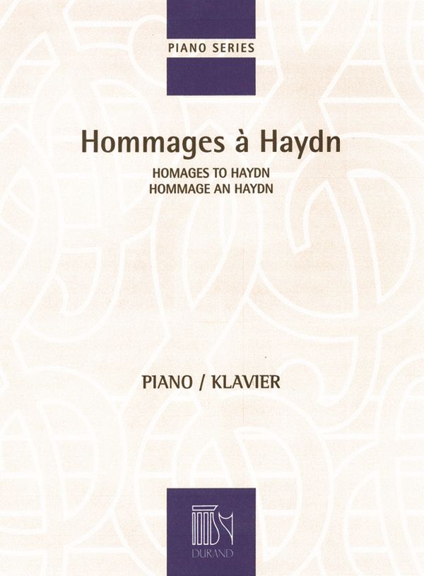 Hommages à Haydn 3 pièces 