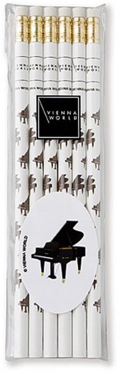 Bleistiftset Klavier  6 Bleistifte