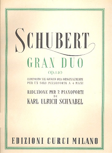 Gran Duo op.140 per 2 pianoforti