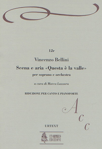 Scena e aria Questa è la valle per soprano e